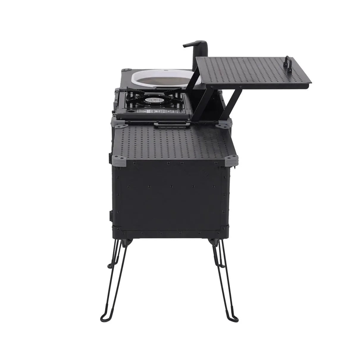 Wild Land Integrated Camp Kitchen Box | Black