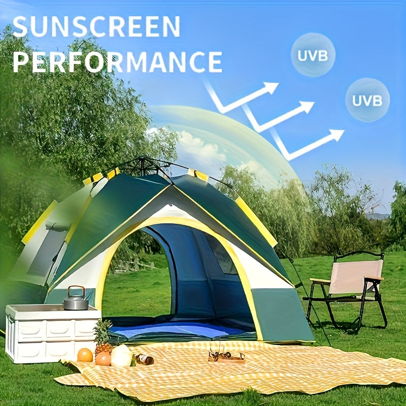 6-Person Instant Pop-Up Camping Tent – Waterproof, UV & Mosquito-Proof