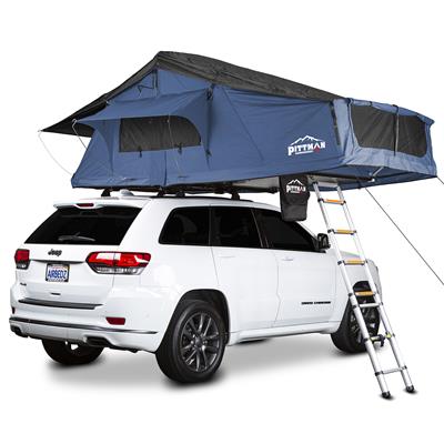 AirBedz Roof Top Tent – 4-Person with Awning, Foam Mattress & Aluminum Ladder