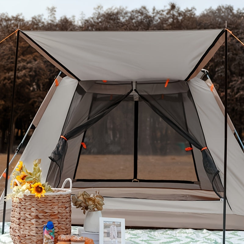 8-Person Family Camping Tent – Quick Setup, All-Season, UV & Mosquito Protection