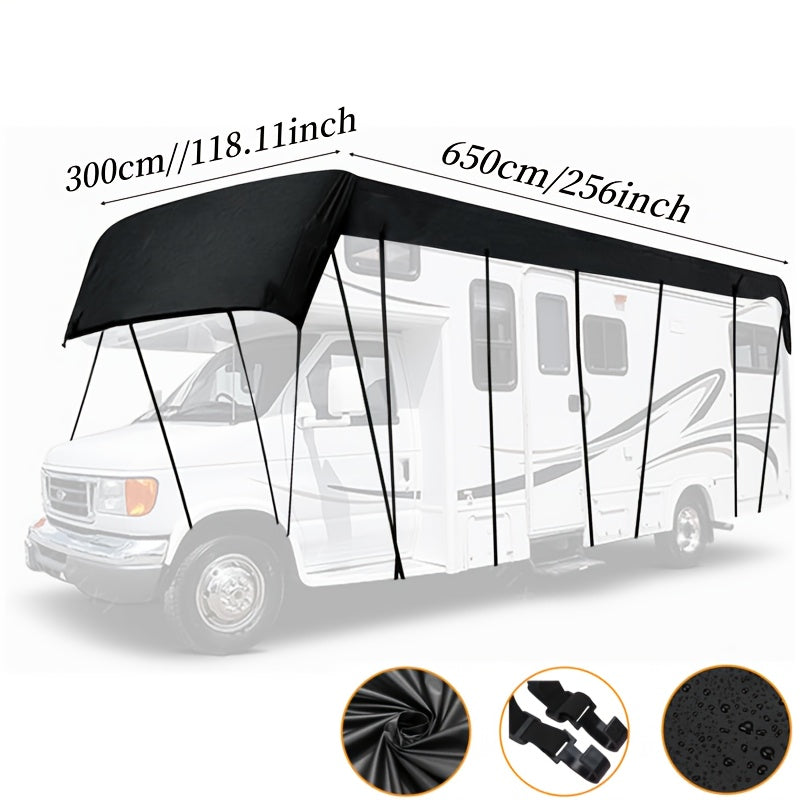 Heavy-Duty Outdoor RV Cover – Waterproof Oxford Fabric, Sunshade & Leaf Protection