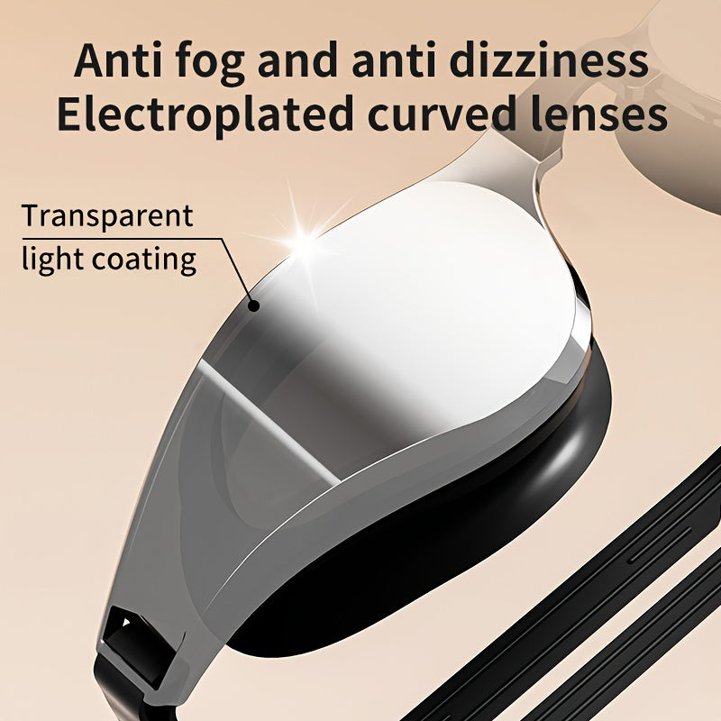 Anti-Fog Swimming Goggles – HD Waterproof Silicone