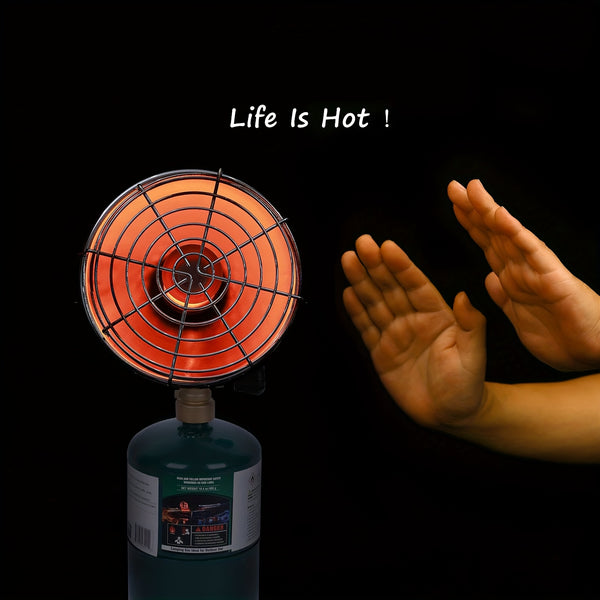 6200 BTU Portable Propane Heater – Outdoor & Camping Heater with Control Valve