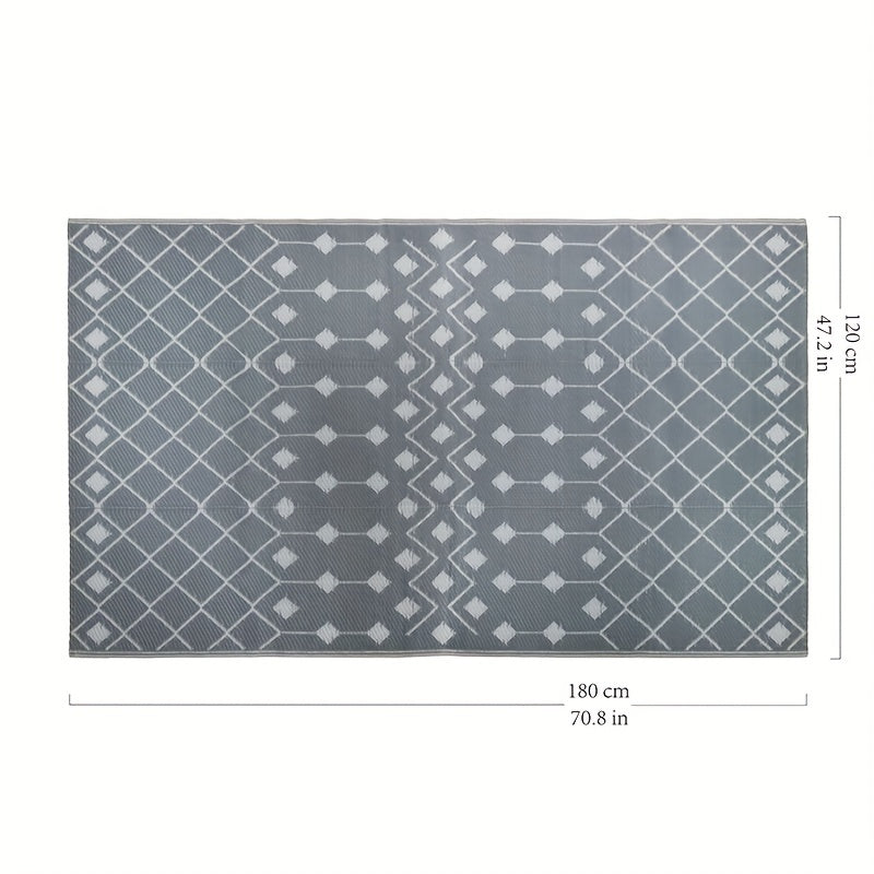 6' x 9' Outdoor Waterproof Patio Rug