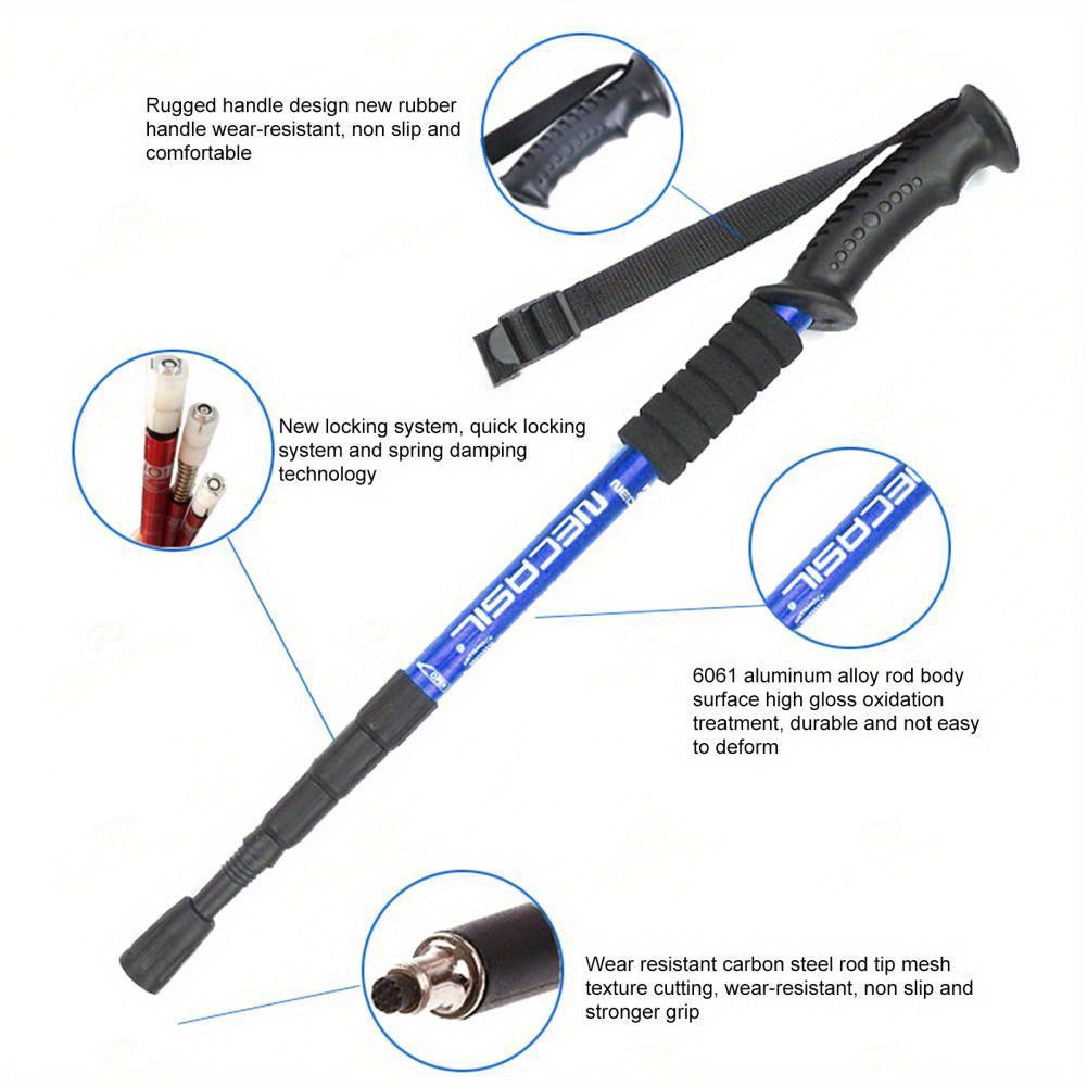 Ultralight Trekking Poles – Adjustable Hiking Sticks