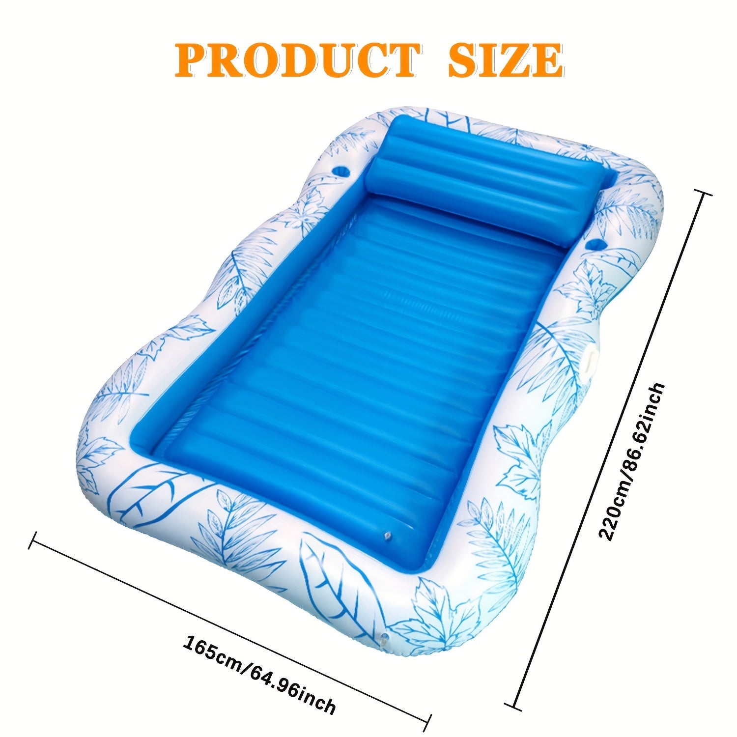 Inflatable Pool Floating Bed – Dual Use Water & Land Lounge Chair
