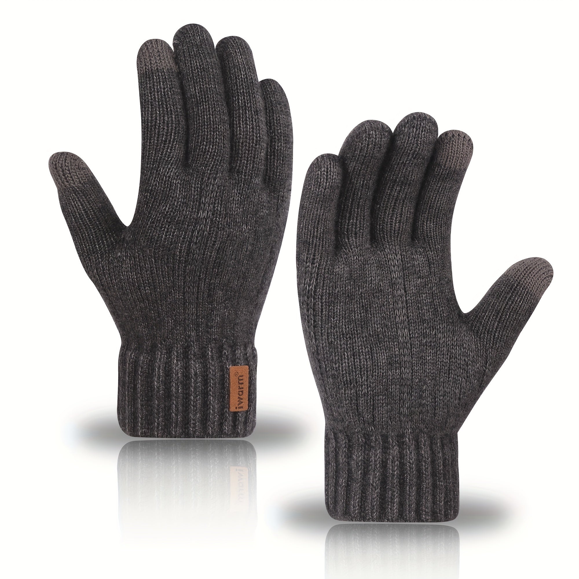 Unisex Alpaca Wool Touchscreen Gloves