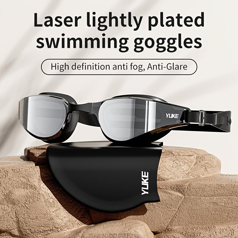 Anti-Fog Swimming Goggles – HD Waterproof Silicone