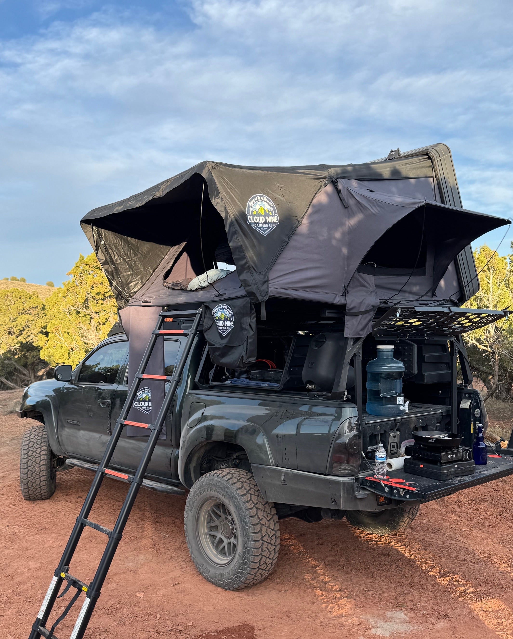 Cloud Nine Cumulus Hard Shell Roof Top Tent – Queen & King Sizes | Stargazer Window & LED Light