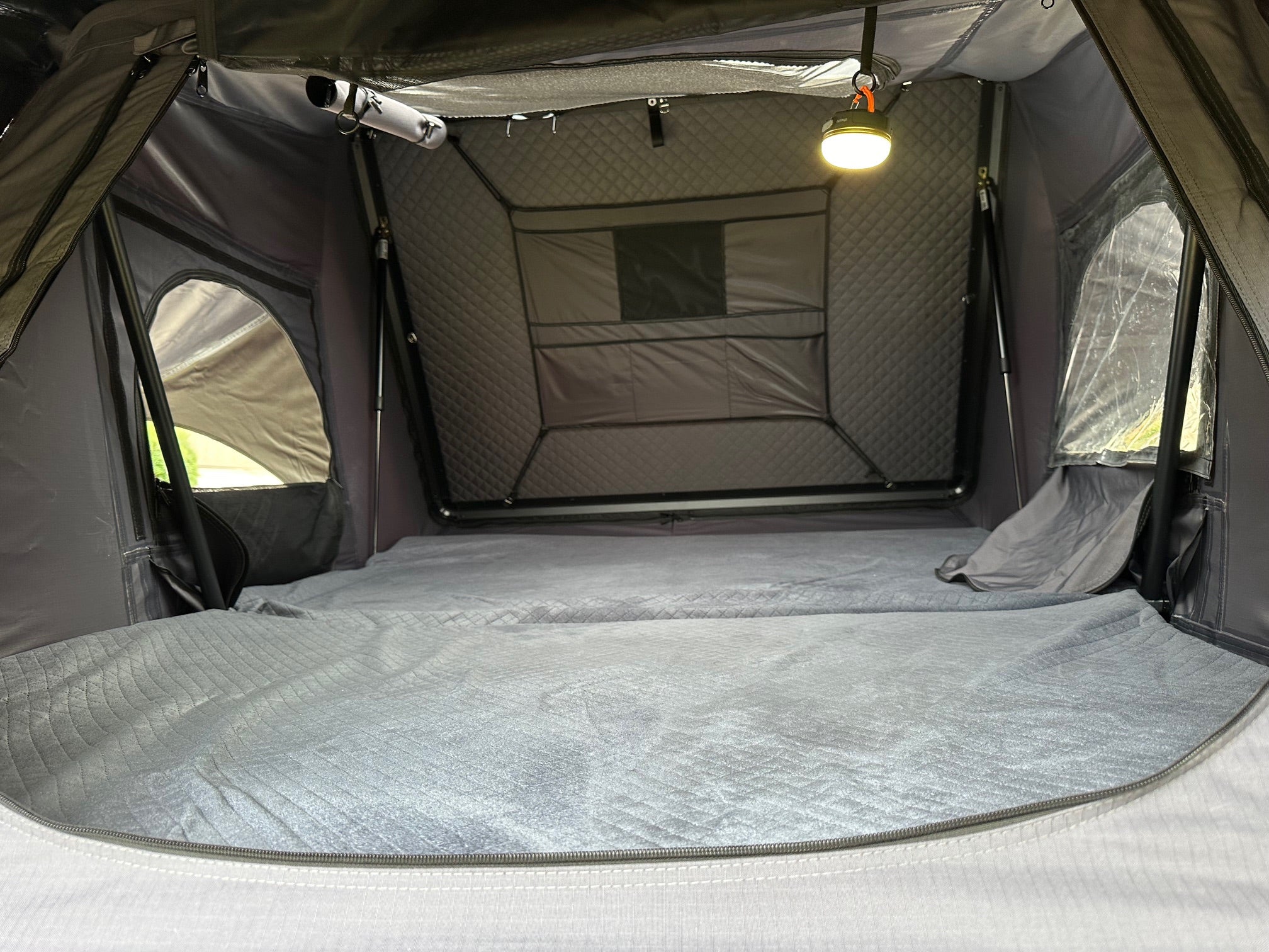 Cloud Nine Cumulus Hard Shell Roof Top Tent – Queen & King Sizes | Stargazer Window & LED Light