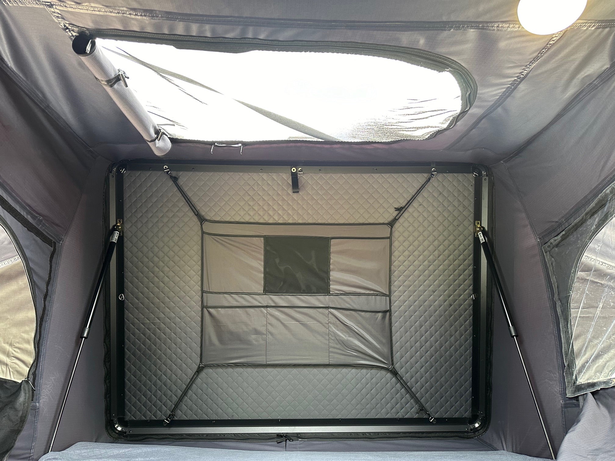 Cloud Nine Cumulus Hard Shell Roof Top Tent – Queen & King Sizes | Stargazer Window & LED Light