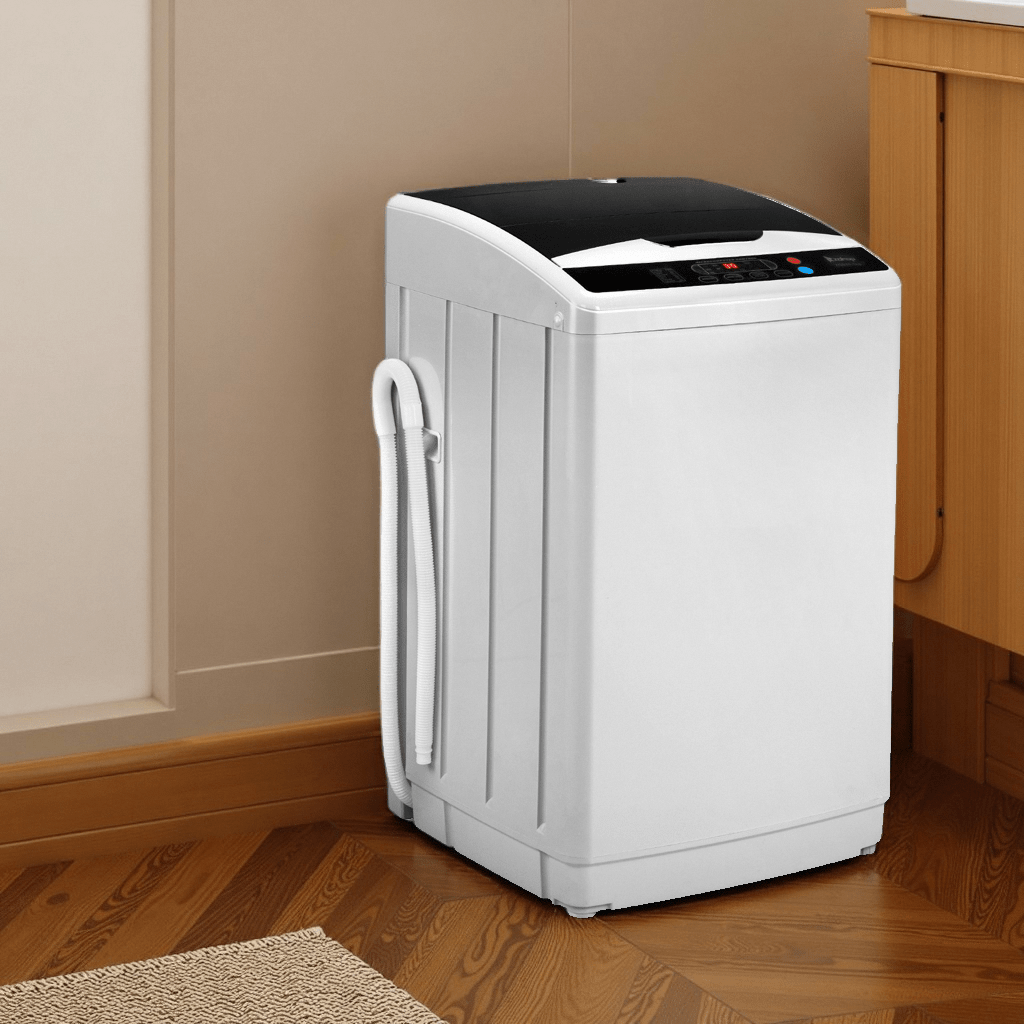 Full Automatic 17.6Lbs Top-Load Portable Washer & Dryer – 2-in-1