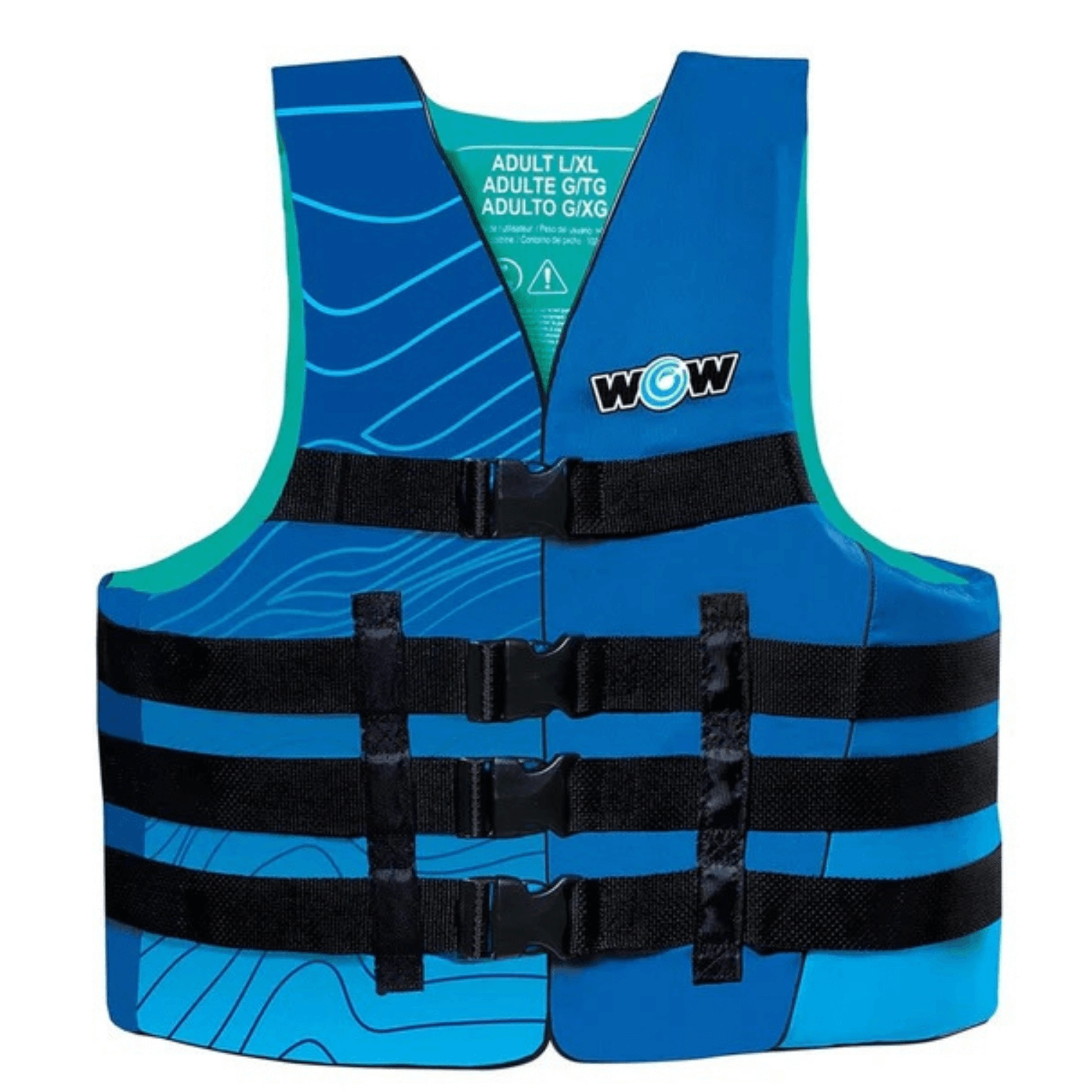 WOW VIS-Wave Adult Life Vest – Blue