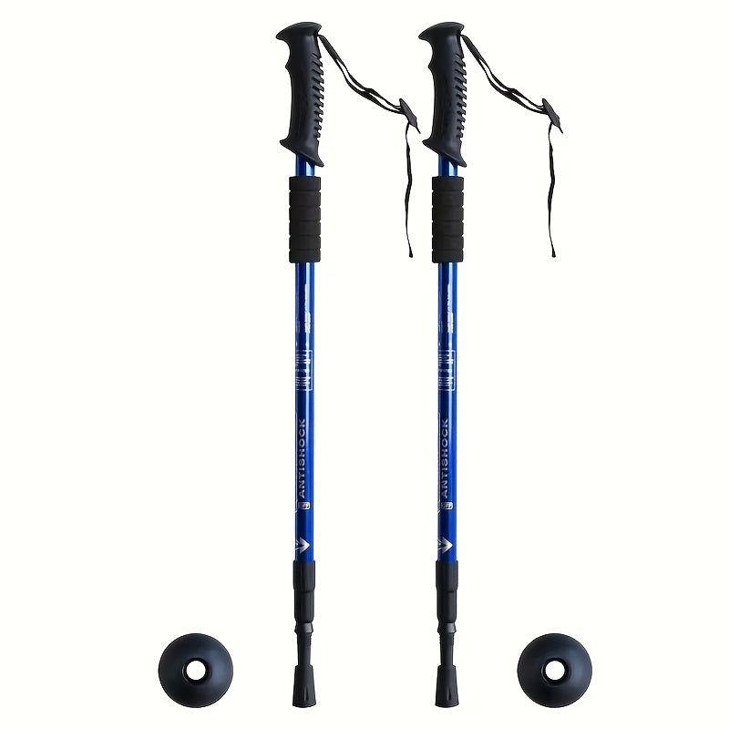Adjustable Hiking Poles – 2pcs Aluminum Alloy Trekking Sticks
