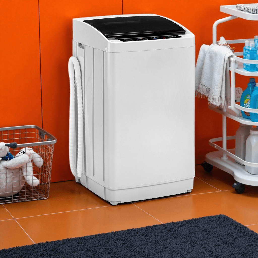 Full Automatic 17.6Lbs Top-Load Portable Washer & Dryer – 2-in-1