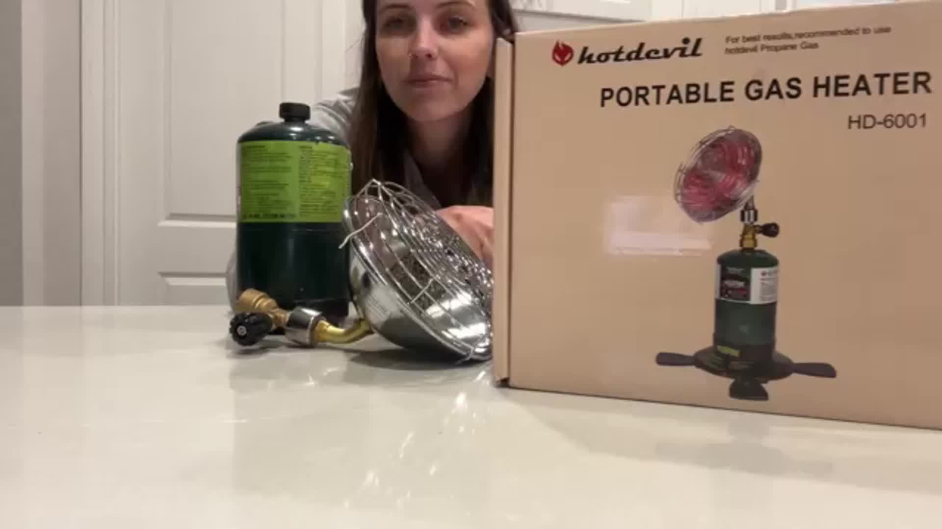 6200 BTU Portable Propane Heater – Lightweight Outdoor Camping Heater