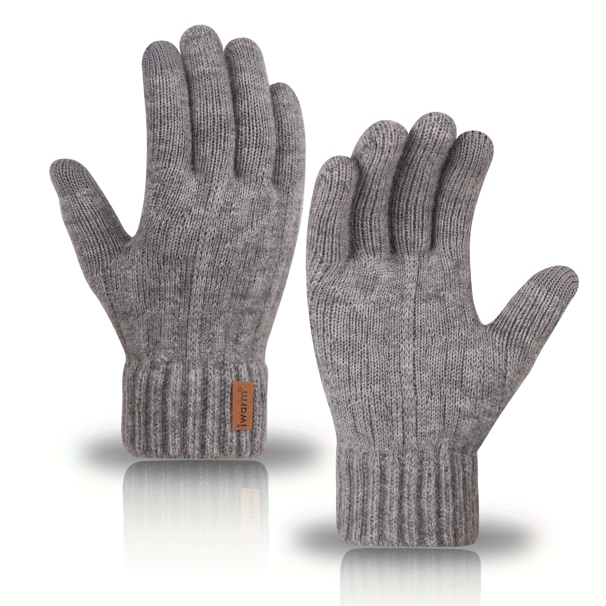 Unisex Alpaca Wool Touchscreen Gloves