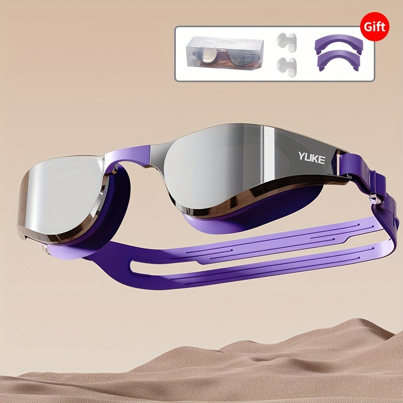 Anti-Fog Swimming Goggles – HD Waterproof Silicone