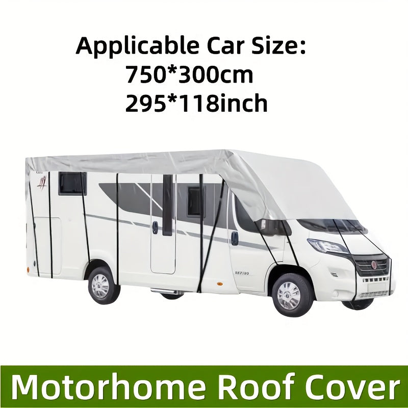 Heavy-Duty All-Weather RV Cover – Adjustable Straps & Hooks