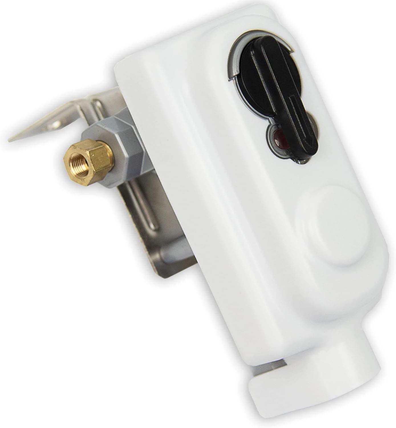 Flame King 2 Stage Auto Propane Gas Regulator with Pls Cover & Long Mount Bracket & 2-12" Pigtails