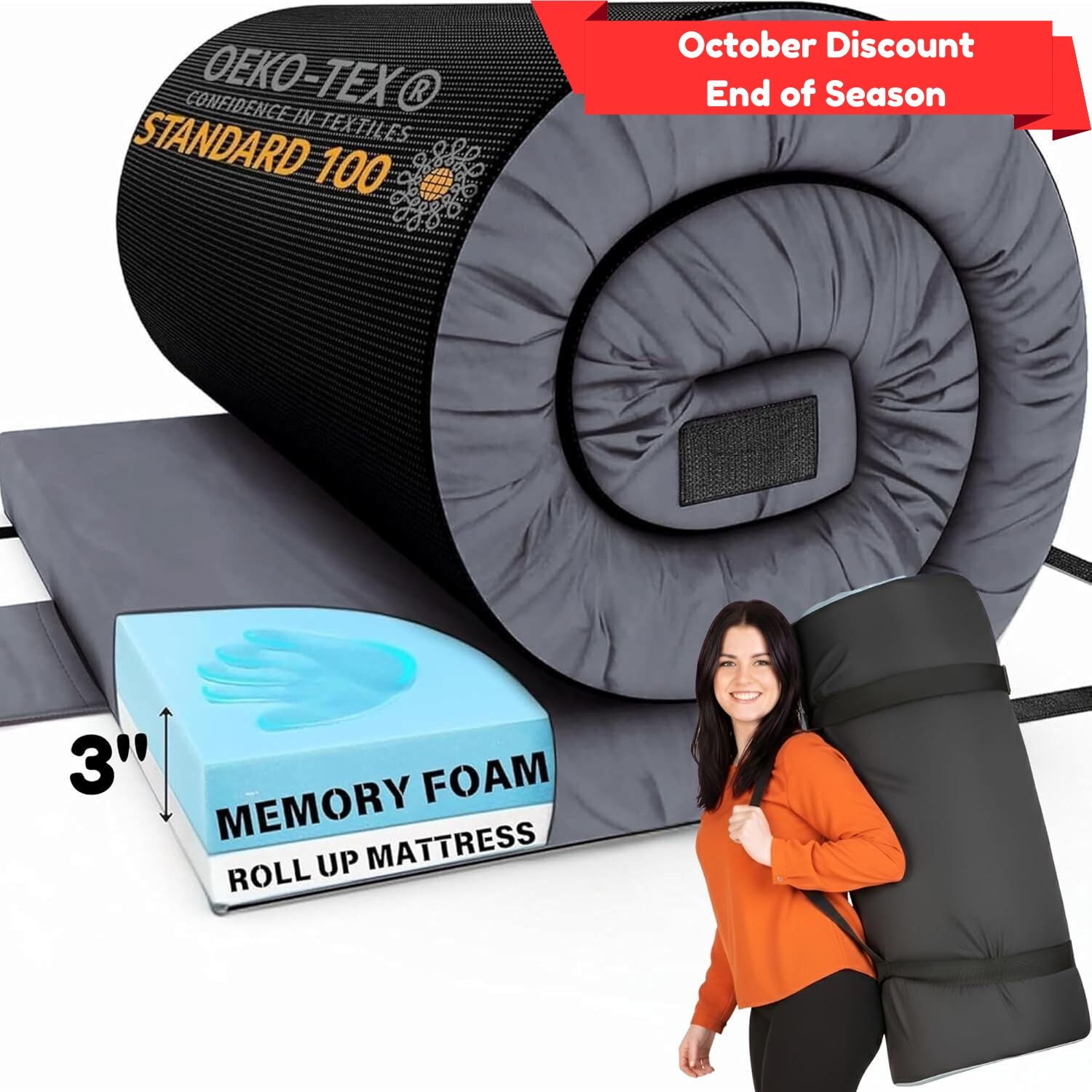 Matrix Air-Cell Memory Foam Camping Mattress