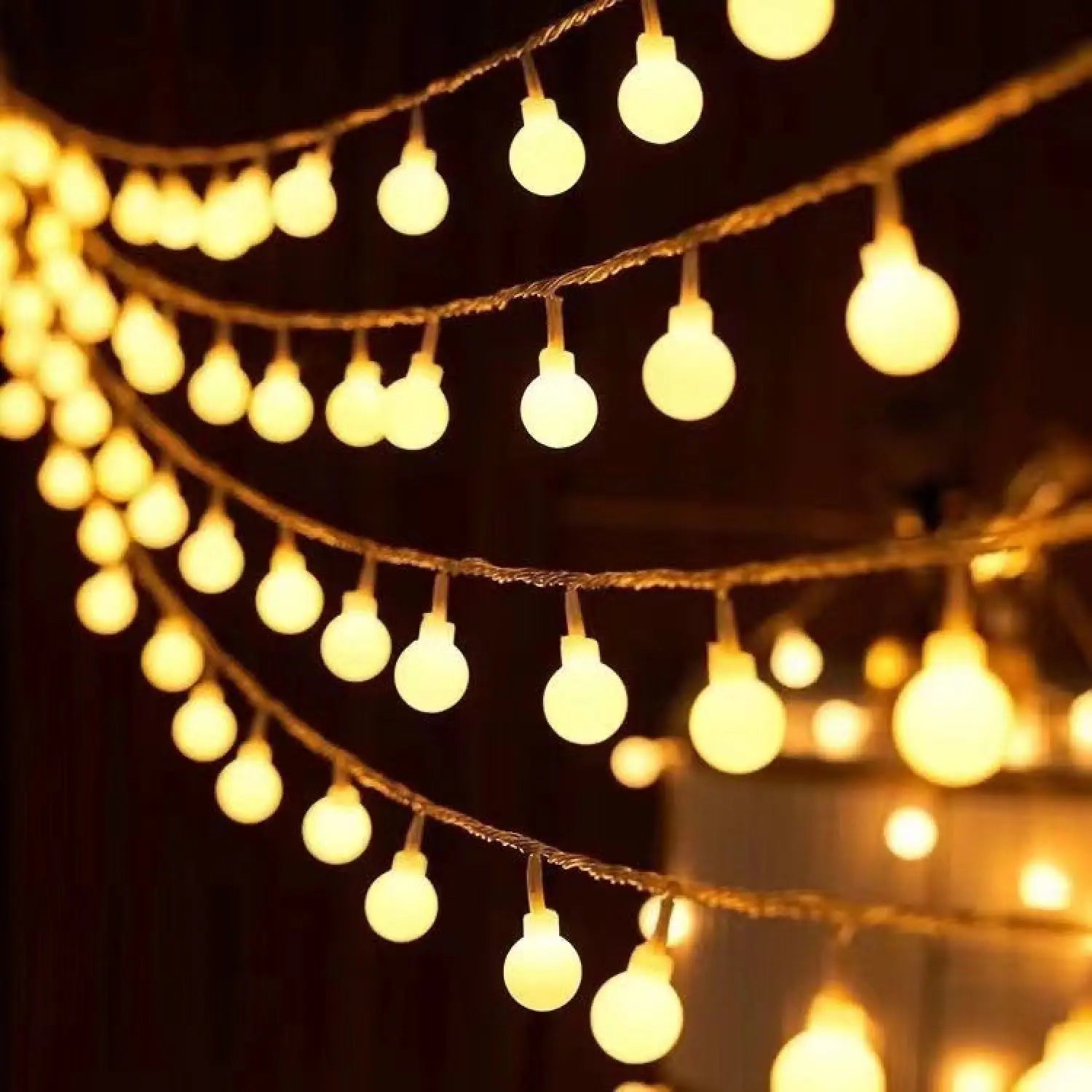 LED String Lights for Outdoor Camping Ambience and Cozy Atmosphere