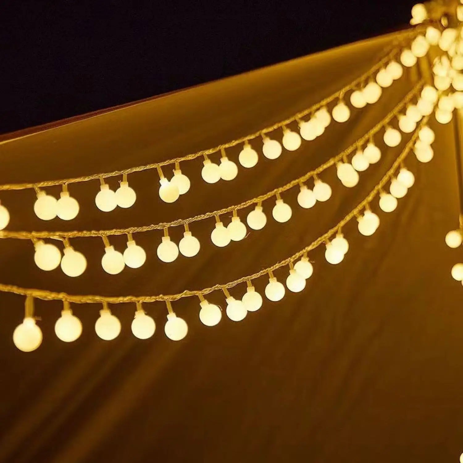 LED String Lights for Outdoor Camping Ambience and Cozy Atmosphere