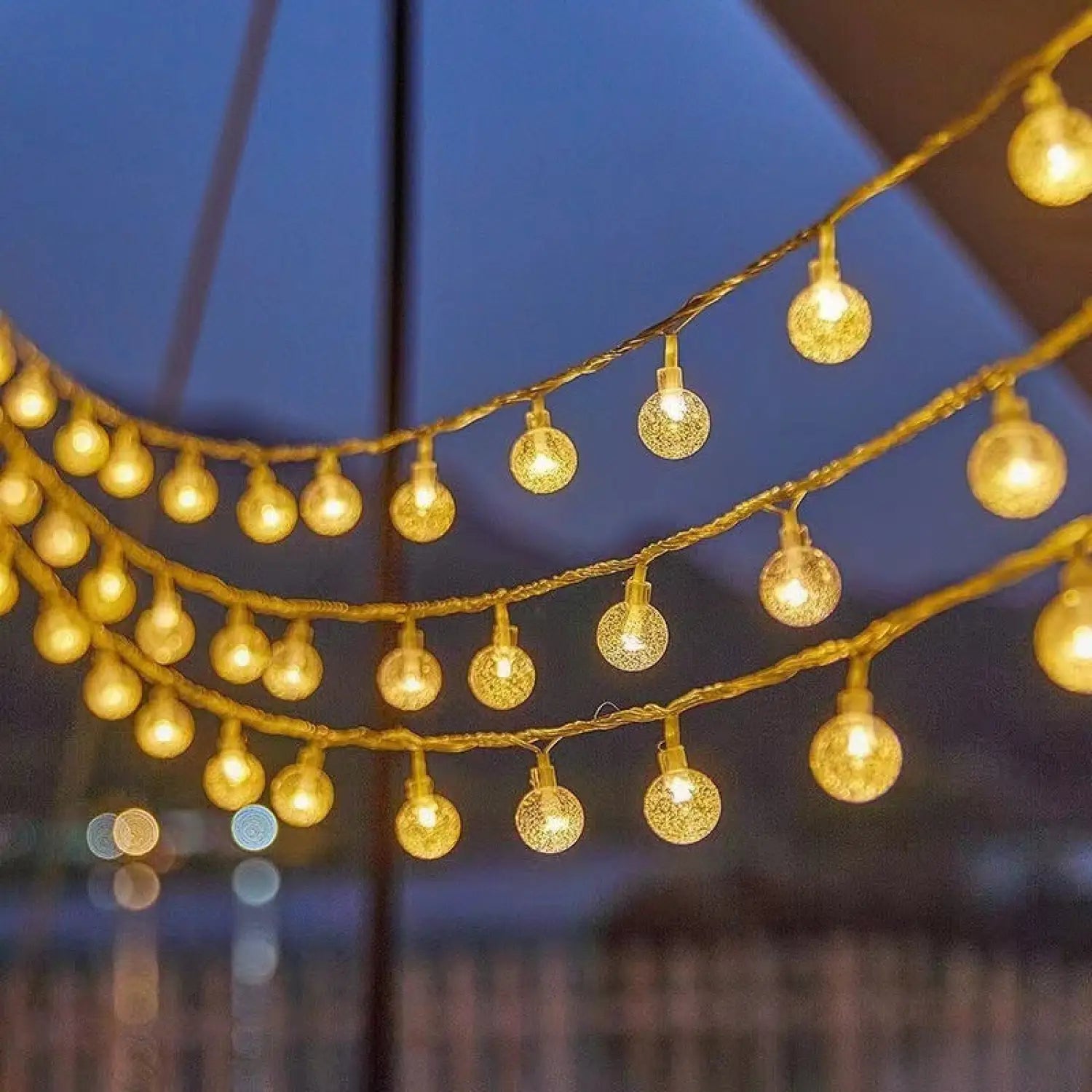 LED String Lights for Outdoor Camping Ambience and Cozy Atmosphere