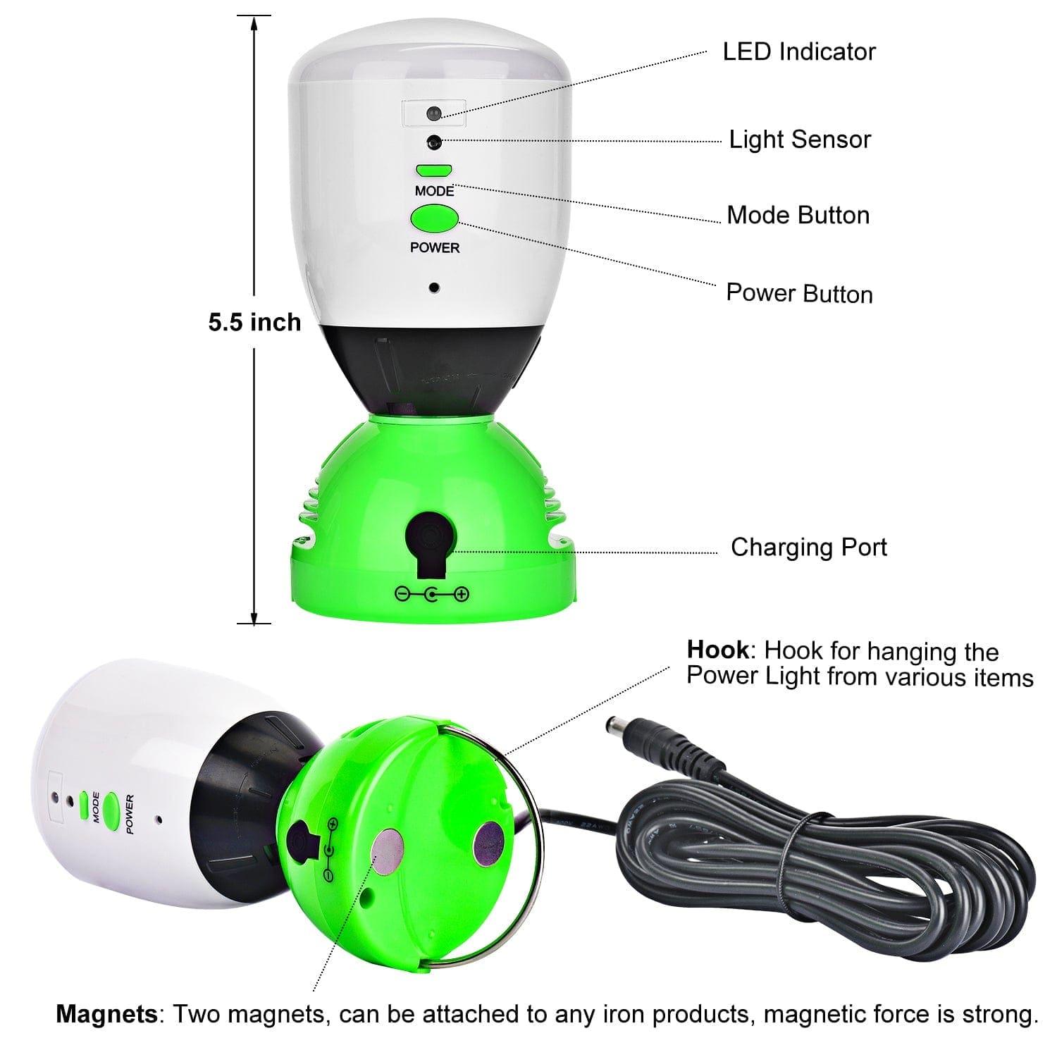 Nature's Generator 400 Lumens Power Light — 4-Pack
