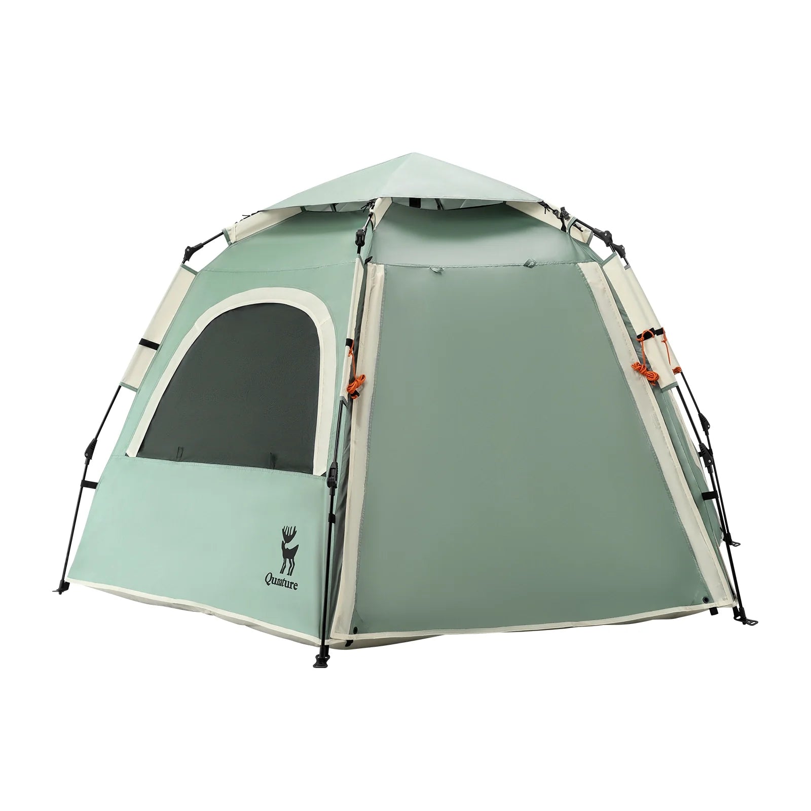 Quick Setup Hexagonal Camping Tent — UPF50+ Waterproof, 2–4 Person