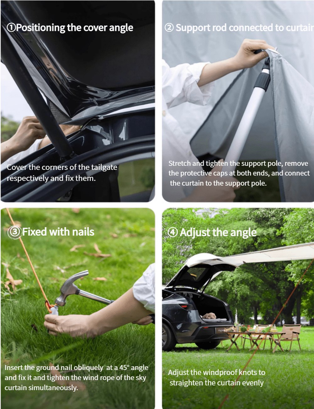 TESERY Camping Tent for Tesla Model Y Juniper