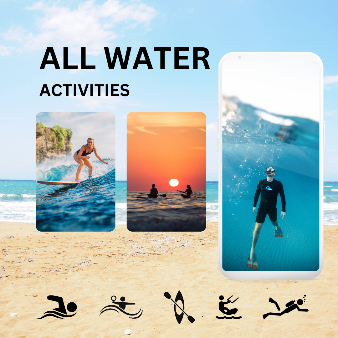 Waterproof Phone Dry Bag Pouch, for Swimming, Diving, Kayaking, Snorkeling, Festivals| Keep Phone Safe from Water & Sand | Summer Essential